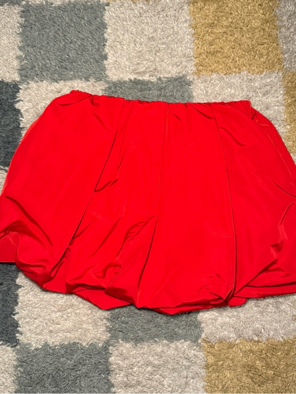 Old Navy Red Elastic Waist Skirt